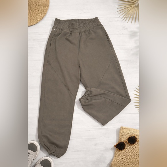 YPB Women's neoKNIT Taupe Jogger Pants - Picture 2 of 5
